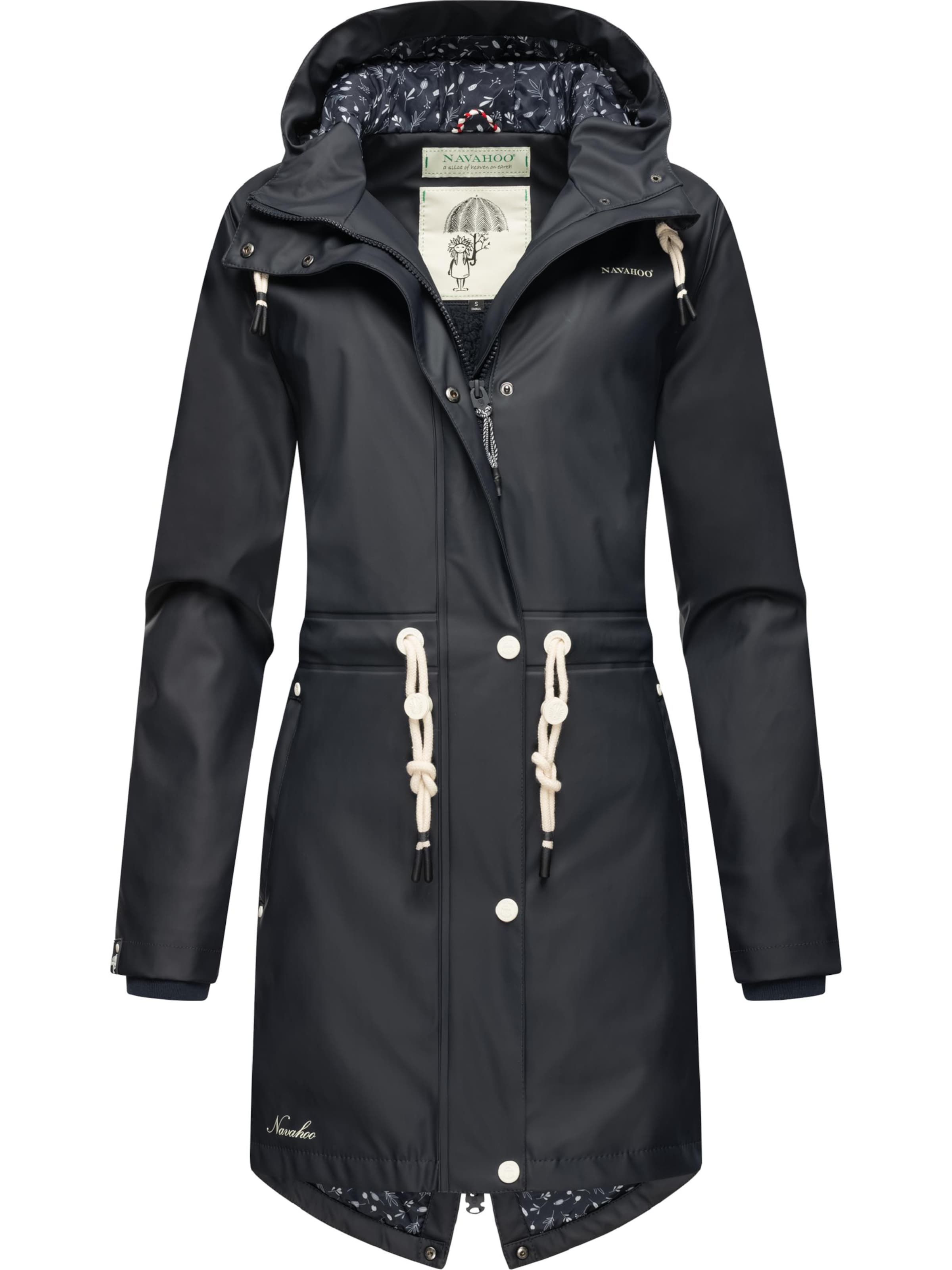 NAVAHOO Kurtka funkcyjna 'Flower of Ocean' w kolorze niebieski