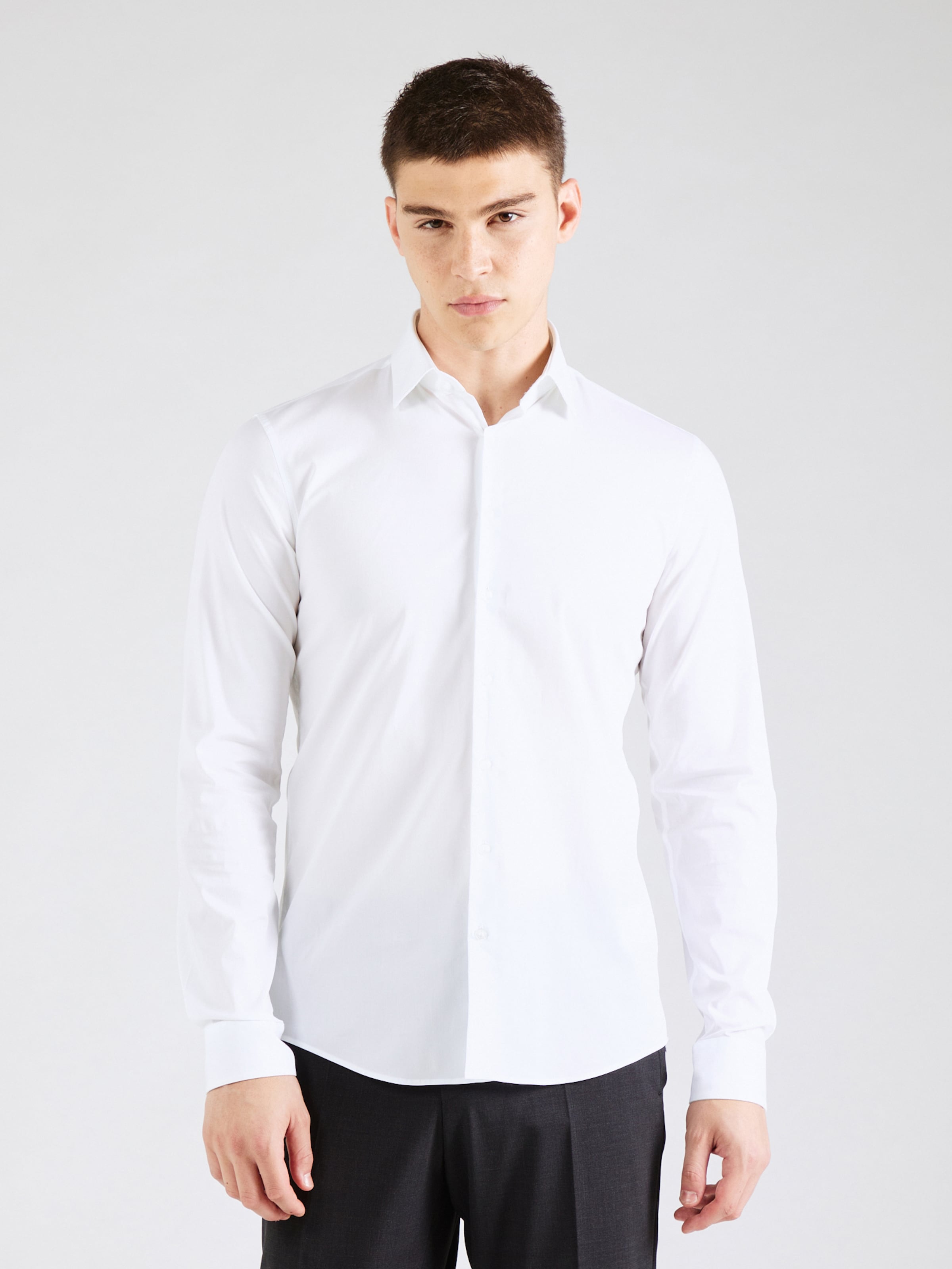 Calvin klein white button up hotsell