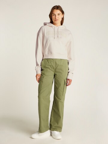 Felpa di Tommy Jeans in bianco