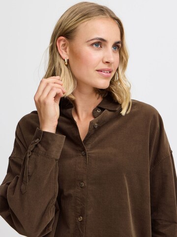 Fransa - Blusa 'Cory SH 1' en marrón