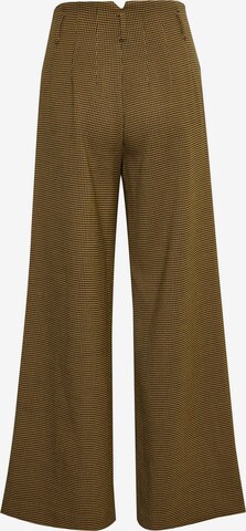 Wide leg Pantaloni con pieghe 'Fraya' di Gestuz in verde