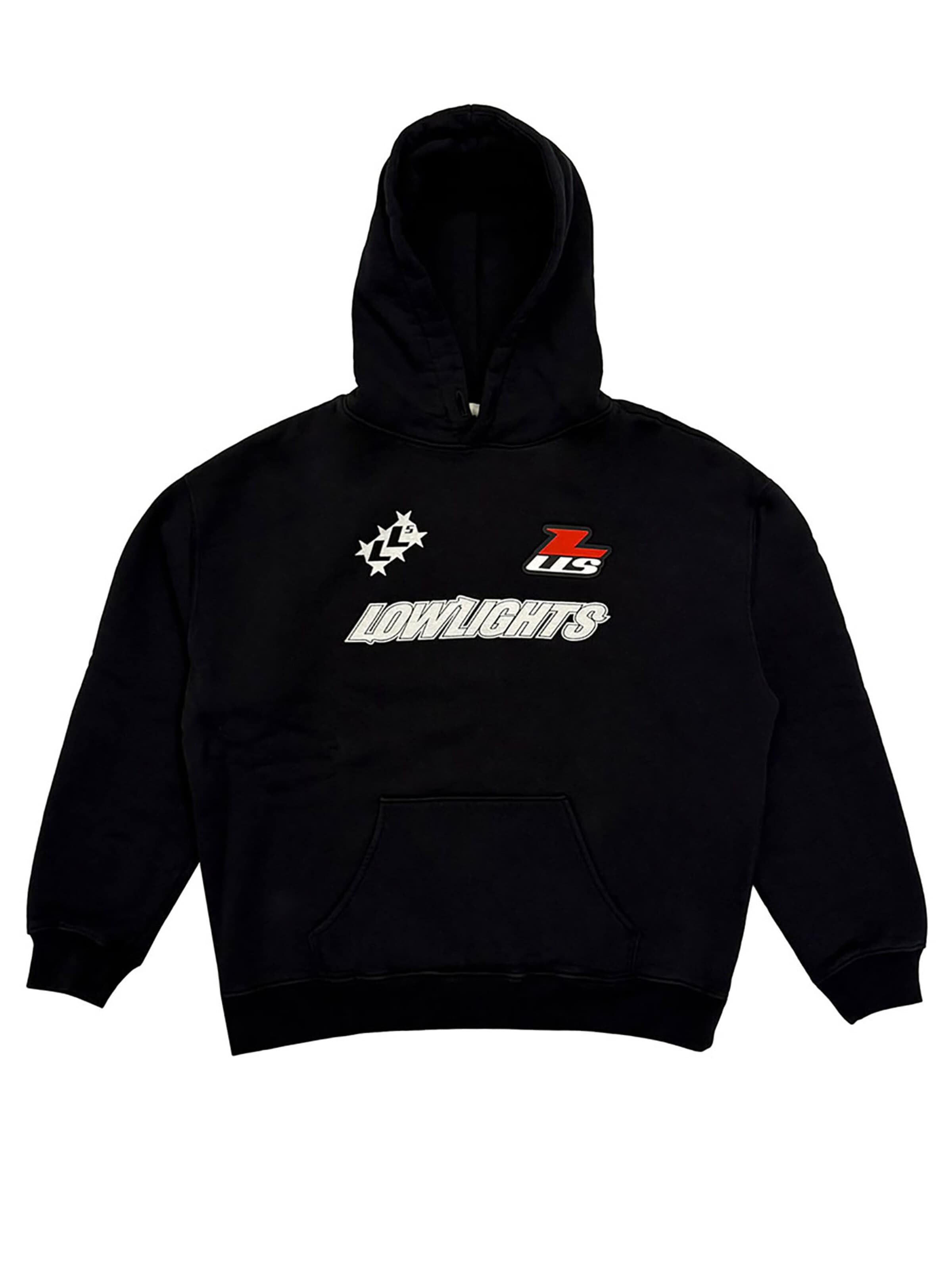 Low Lights Studios Sweatshirt 'Biker' in Black: front