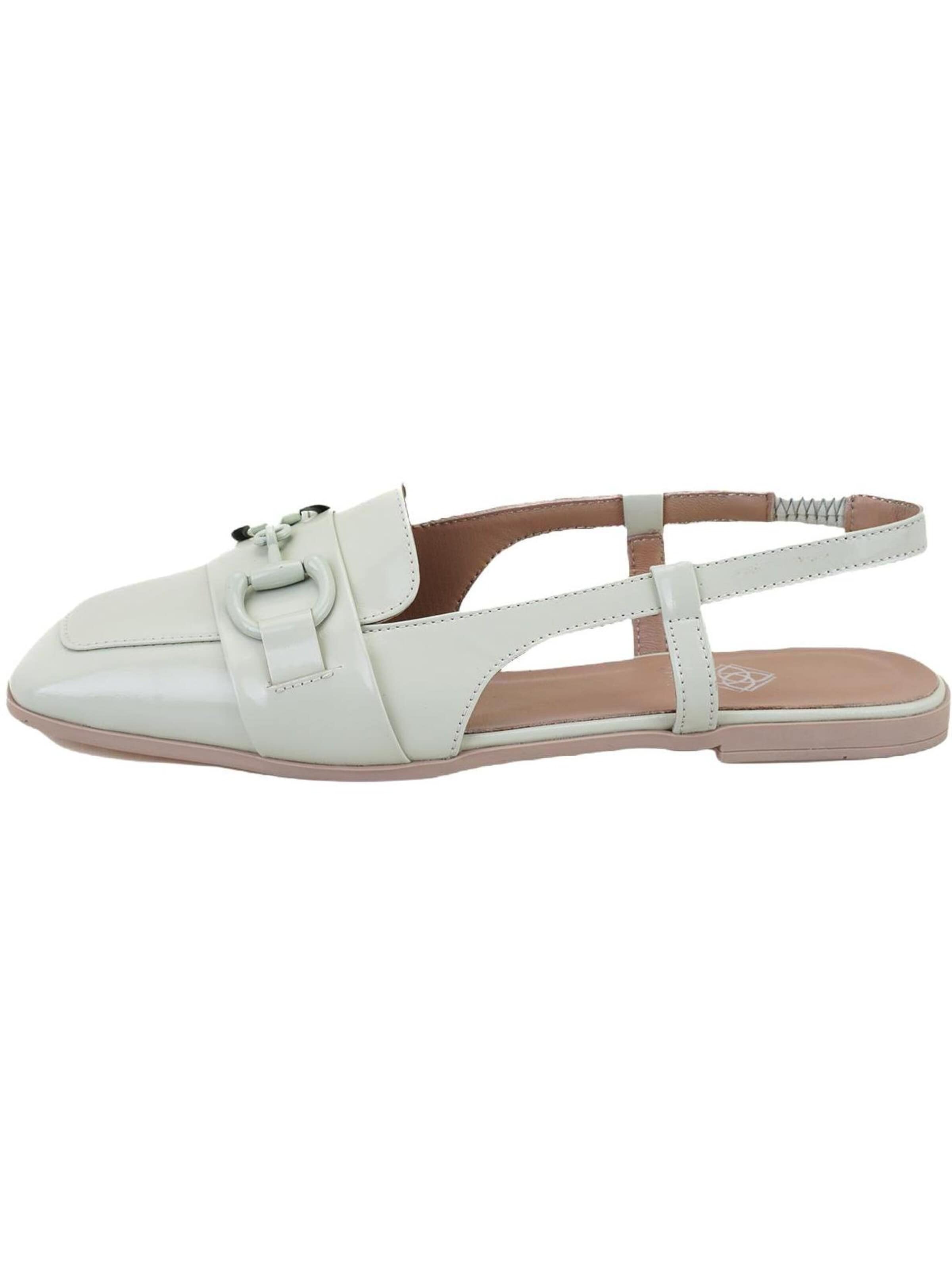 Desa Ballerina 'Slingback-Ballerinas' in Groen