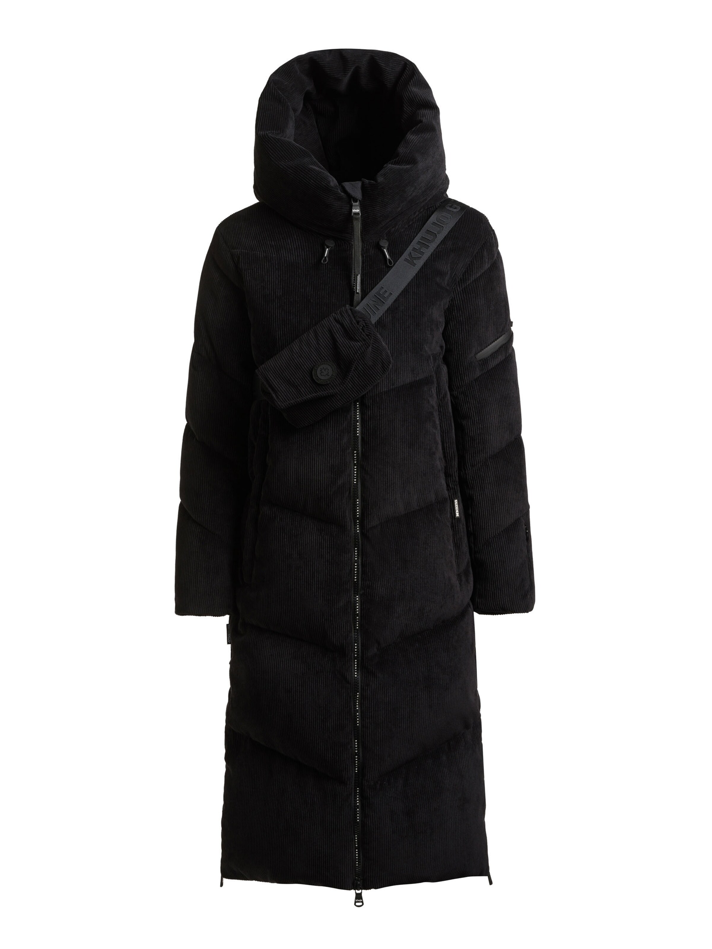 Cappotto invernale 'Fees With Bag' di khujo in nero: frontale