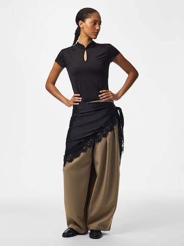 PIECES Doek 'OLGA' in Zwart