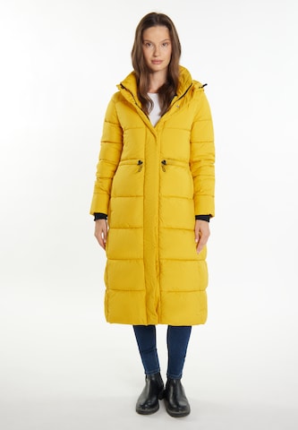 usha BLUE LABEL Winter coat 'Fenia' in Yellow