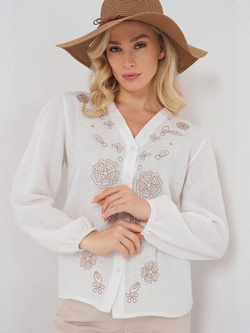 Bigdart Blouse in White