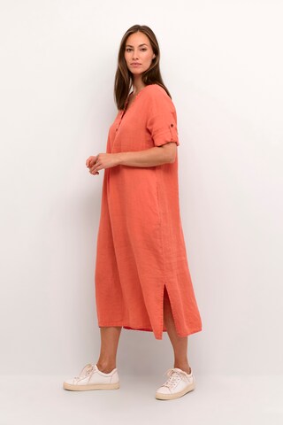 Cream Shirt dress 'Bellis' in Orange