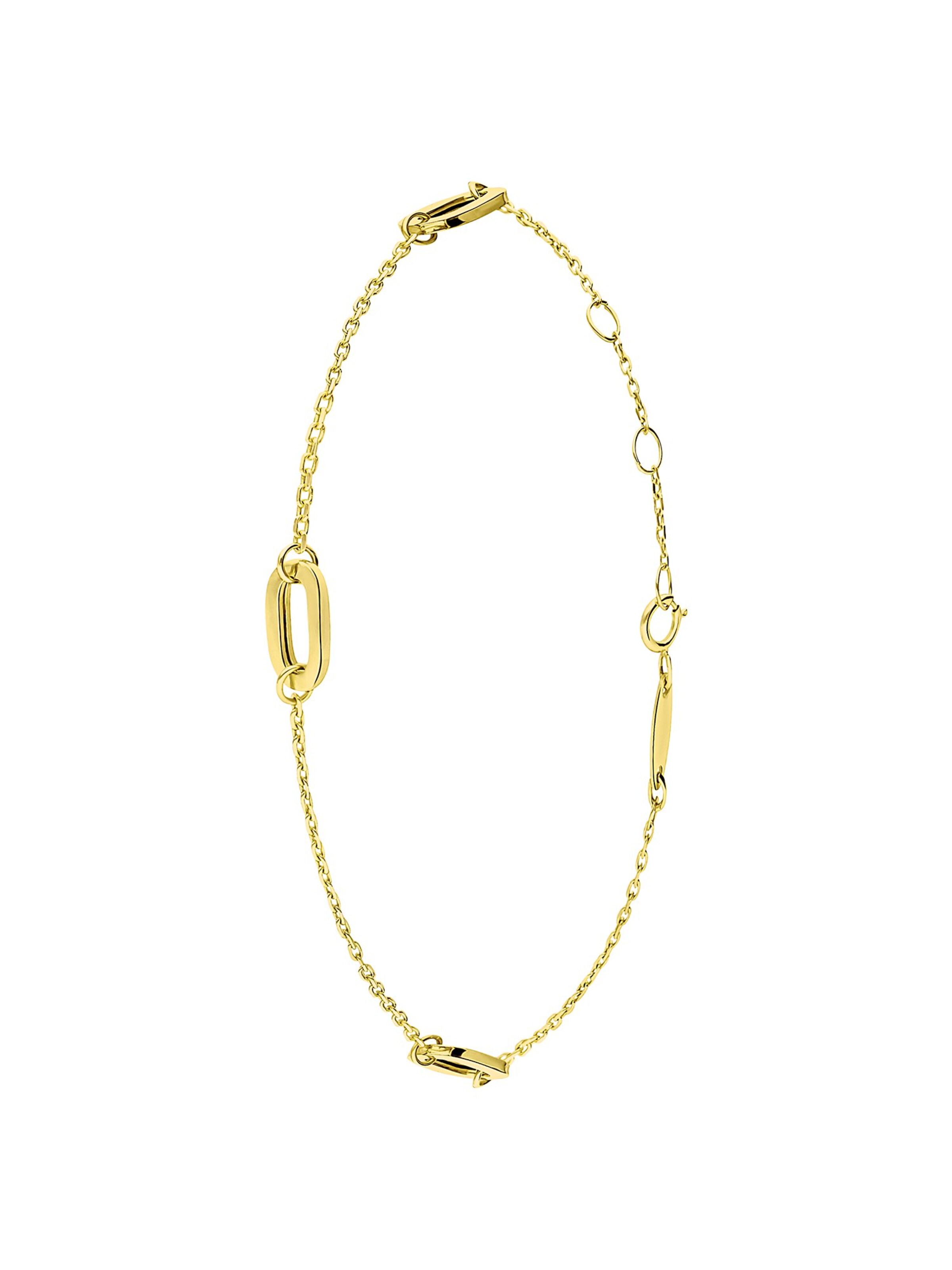 Lucardi Armband 'Chic' in gold, Produktansicht