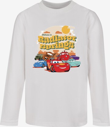 ABSOLUTE CULT Shirt 'Cars - Radiator Springs Group' in Wit: voorkant