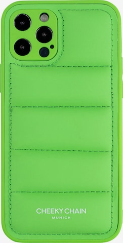 Cheeky Chain Munich Smartphone Case 'iPhone 12' in Green: front