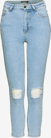 FRESHLIONS Skinny Jeans 'Anna' in Blauw: voorkant