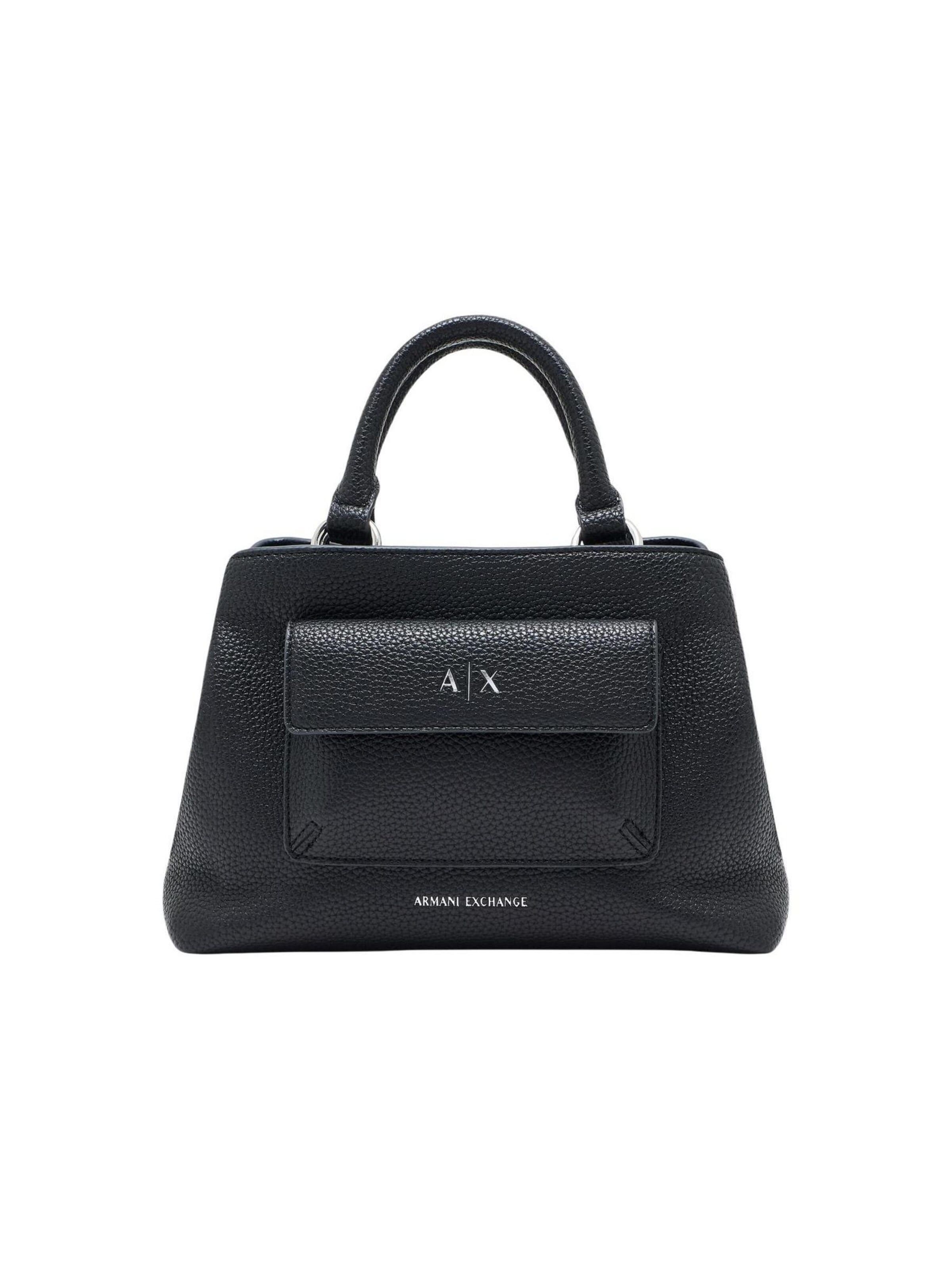 ARMANI EXCHANGE - Bolso de hombro 'XW001546 AF17019' en negro: frente