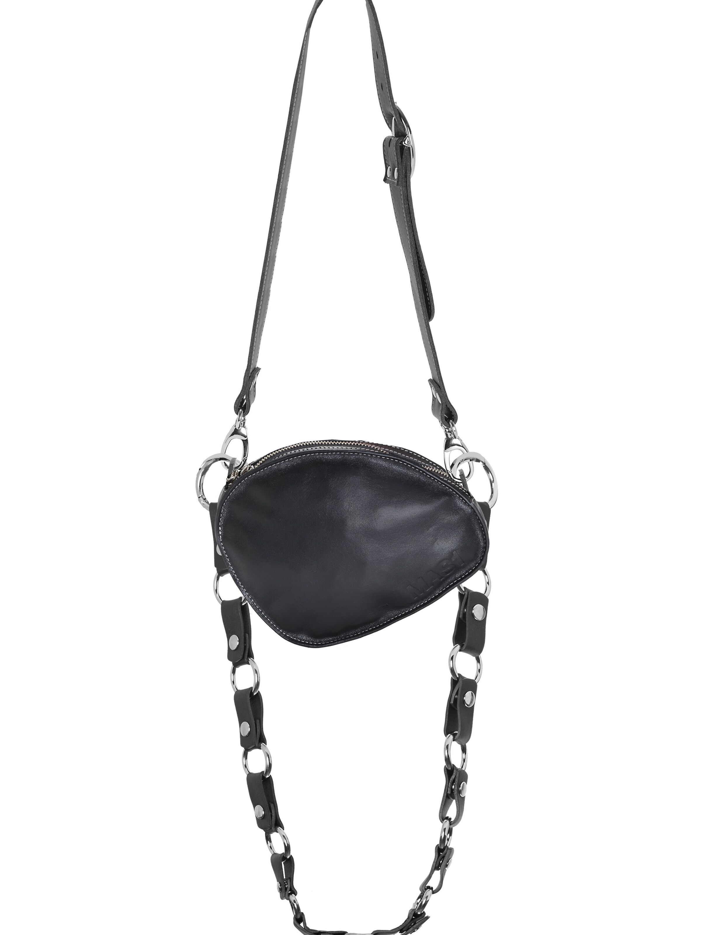 MAS1 Crossbody bag 'Trotter x Duo' in Black: front