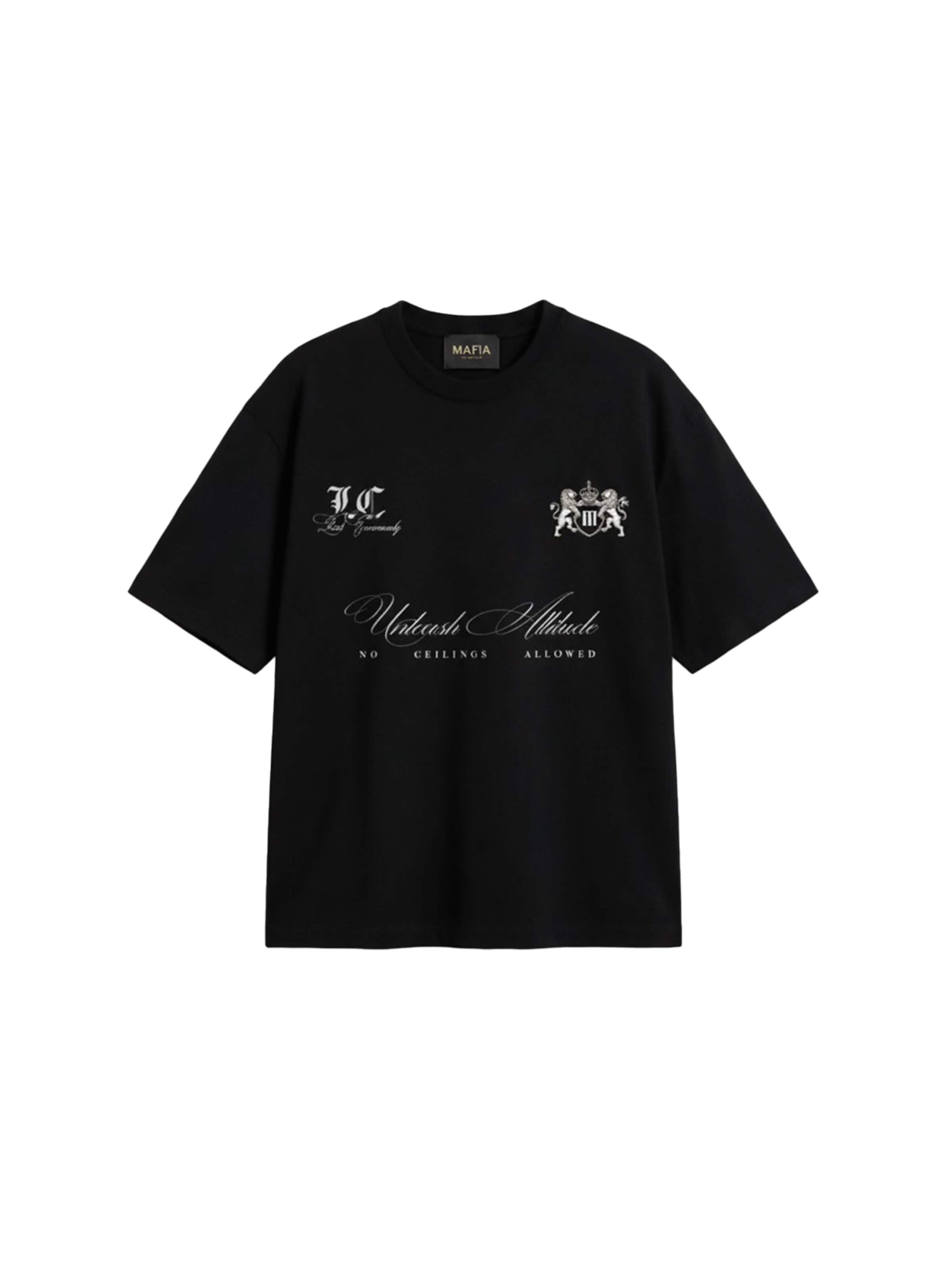 Kleidermafia Paita 'Oversize Local T-shirt - Black' värissä musta: etupuoli