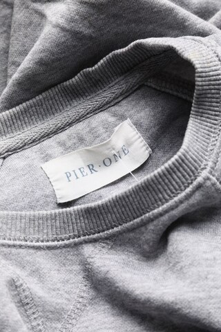 Pier One Sweatshirt & Zip-Up Hoodie in M in Grey