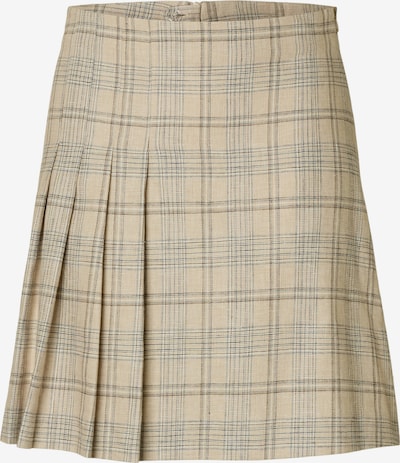 Sijonas 'SLFGAJO' iš SELECTED, spalva – smėlio spalva / tamsiai mėlyna jūros spalva / ruda, Prekių apžvalga