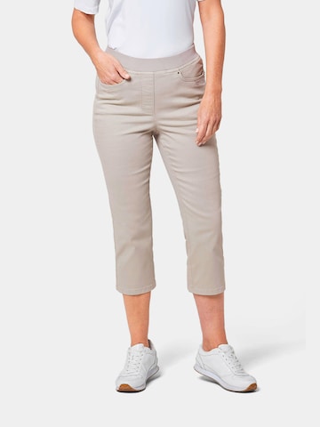 Goldner Regular Jeans 'Louisa' in Beige: front