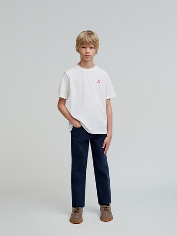 Scalpers Shirt 'Pizza' in White: front