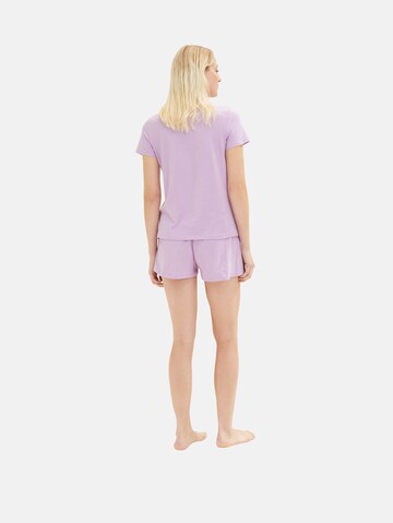 TOM TAILOR Pyjama in Lila