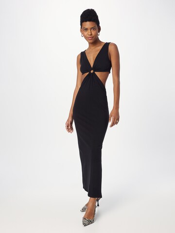 NEON & NYLON Letné šaty 'Lina' - Čierna: predná strana
