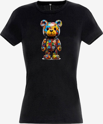 RMK Shirt 'Bear' in Black: front