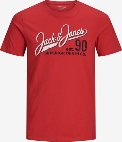 Tricou JACK & JONES pe roșu carmin / negru / alb, Vizualizare produs