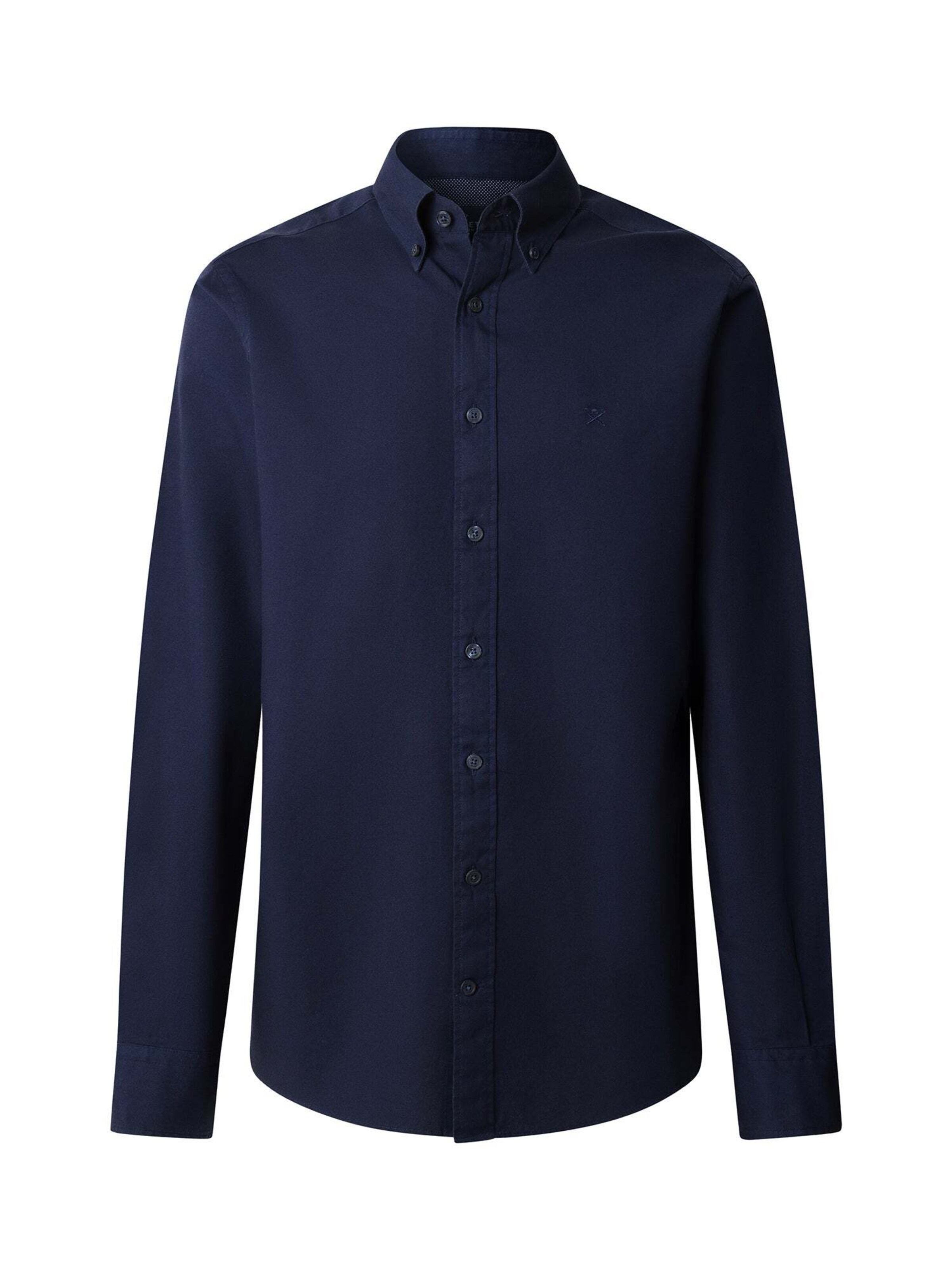 Hackett London Hemd in Blau: Vorderseite