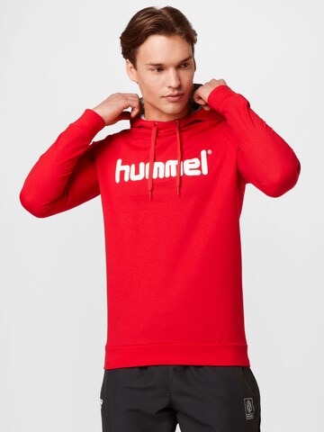 Hummel Sweatshirt in Red: front