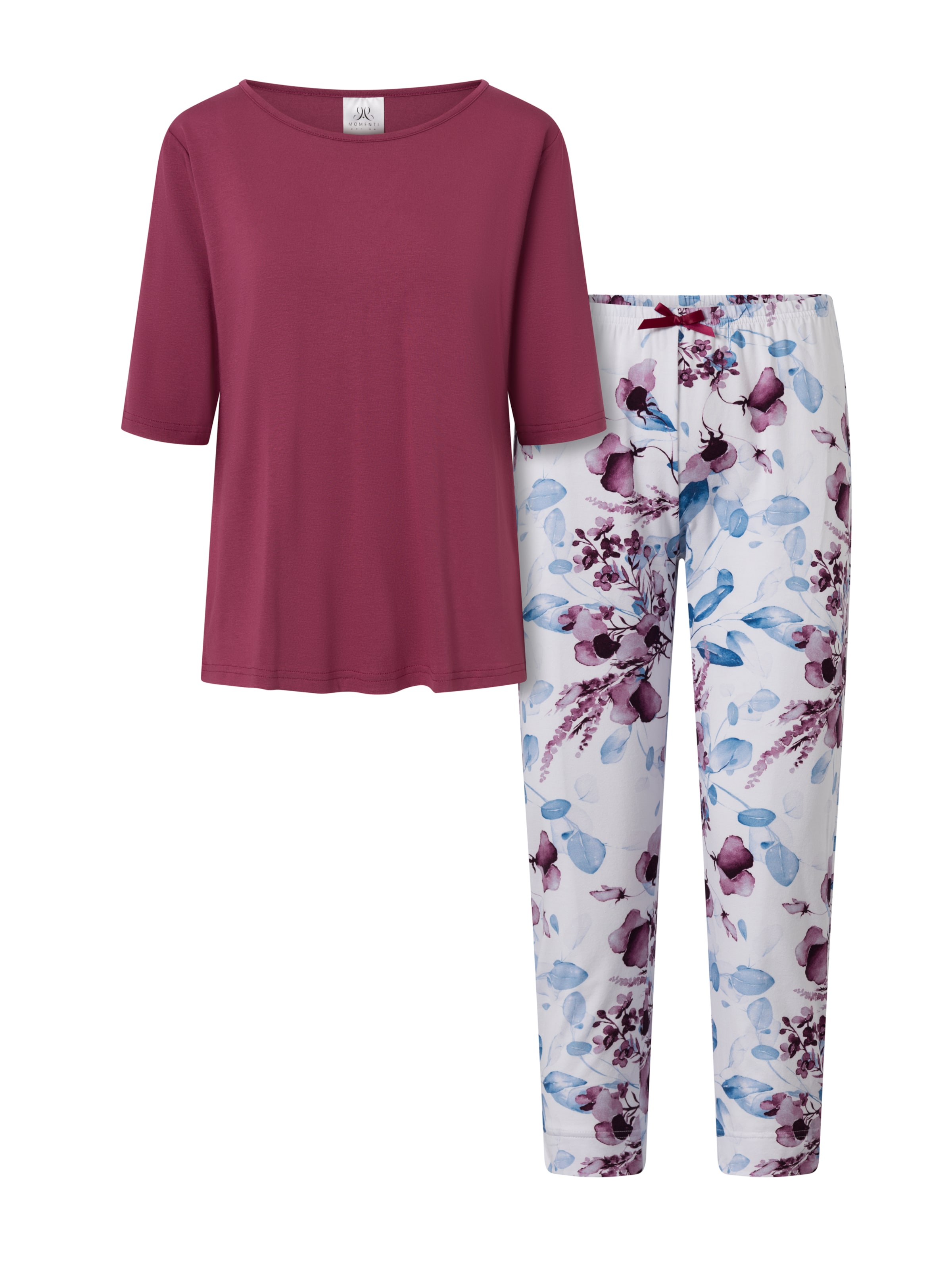 Momenti Per Me Pajama 'Feeling Free' in Pink: front