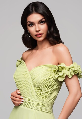 Robe de soirée Ombre en vert