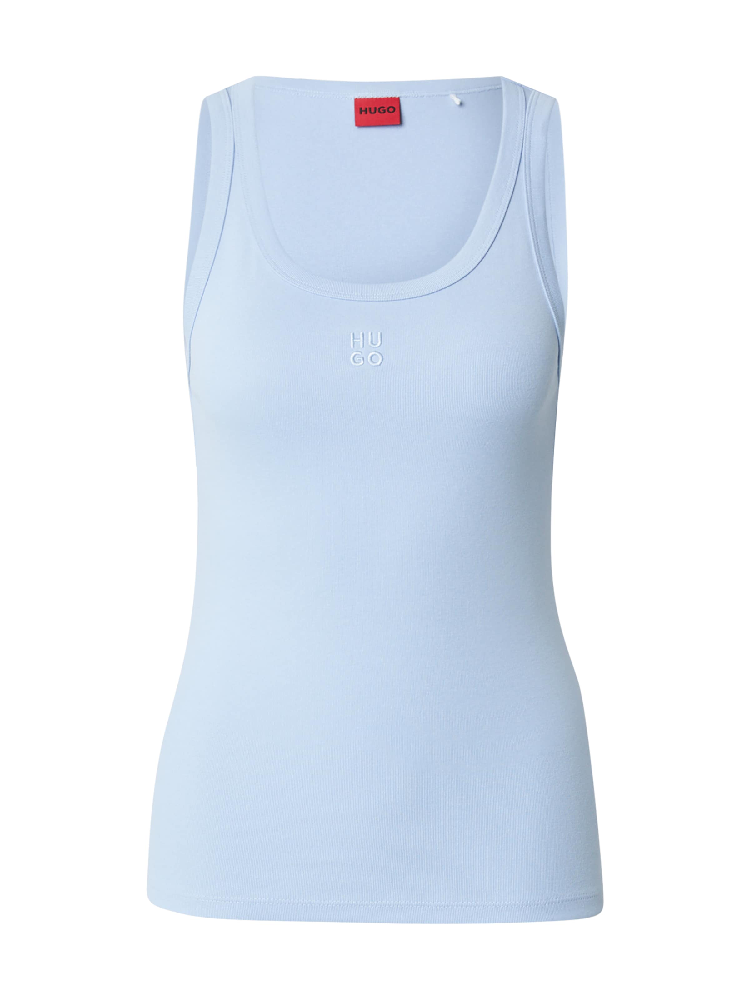 HUGO Top 'Datamia' – modrá: přední strana