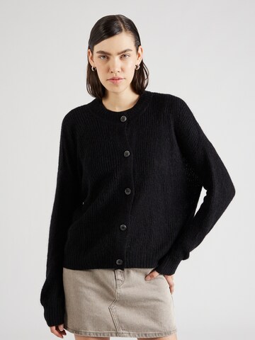 Cardigan ESPRIT en noir : devant