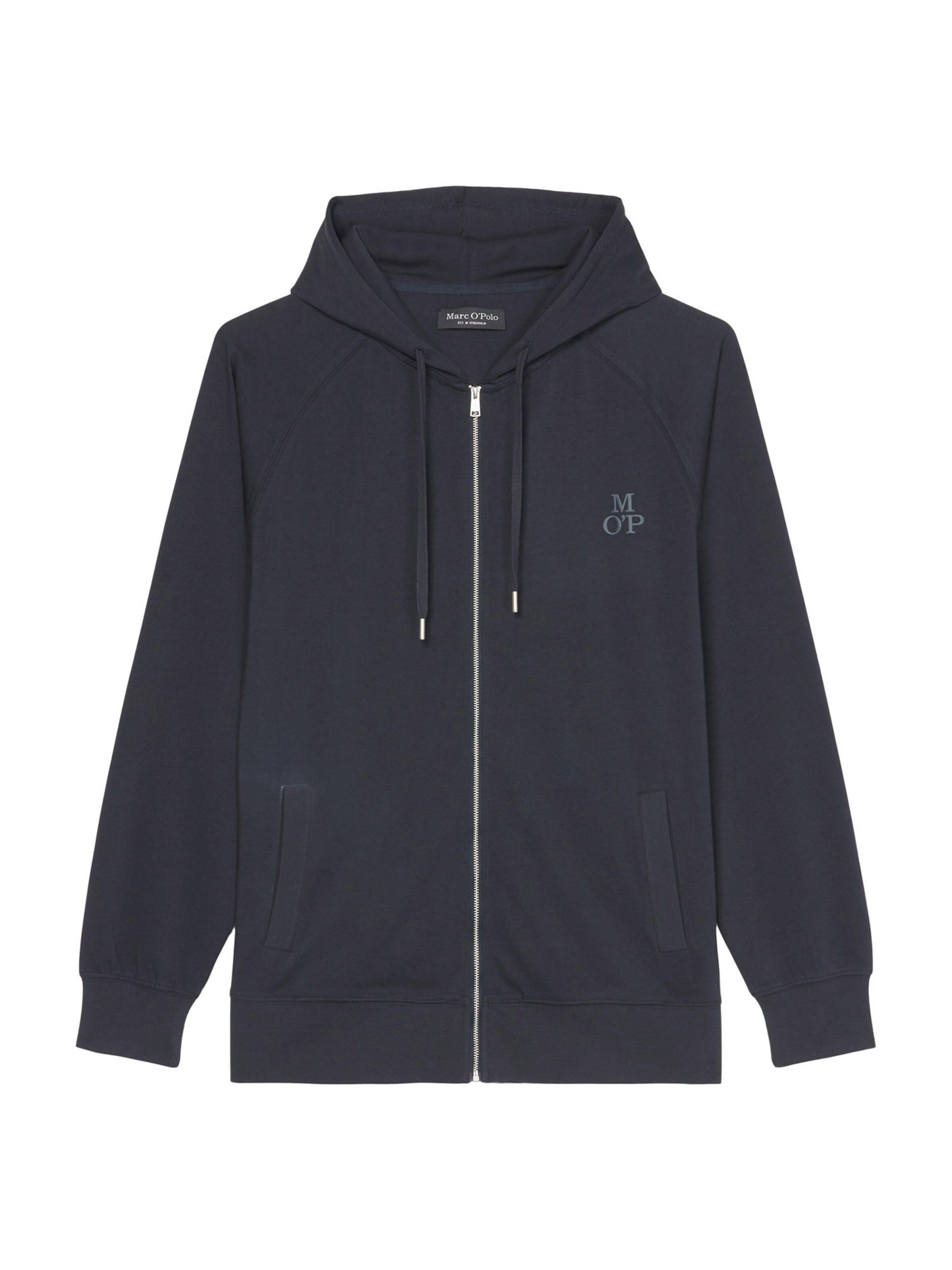 Marc O'Polo Kapuzensweatshirt ' Heavy Jersey ' in Blau: Vorderseite