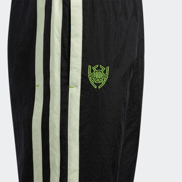 ADIDAS PERFORMANCE Skinny Workout Pants in Black