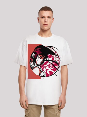T-Shirt 'Japanese Styles' F4NT4STIC en blanc : devant
