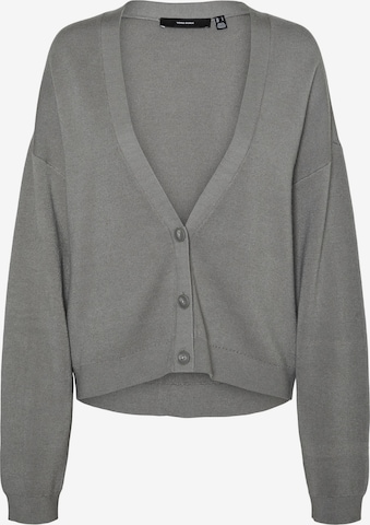 VERO MODA Strickjacke 'MATHILDE' in Grau: predná strana