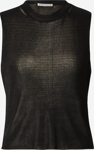 DRYKORN Knitted Top 'NOARA' in Black: front