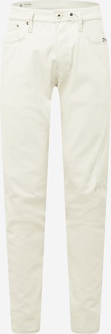 G-Star RAW Slimfit Jeans 'Scutar' in Wit: voorkant