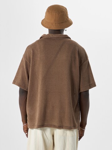 Comfort fit Camicia di VAMOS CLO in marrone