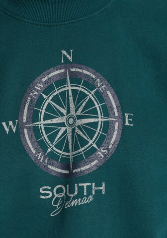 DELMAO Sweatshirt in Grün