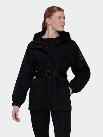 ADIDAS PERFORMANCE Outdoor Jacket 'Utilitas' in Black: front