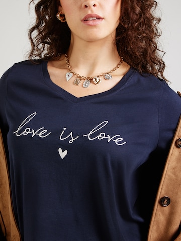 ONLY Carmakoma - Camiseta 'CARKALLIE' en azul