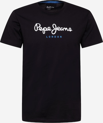 Maglietta 'Eggo' di Pepe Jeans in nero: frontale