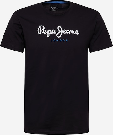 Pepe Jeans Shirt 'Eggo' in Zwart: voorkant