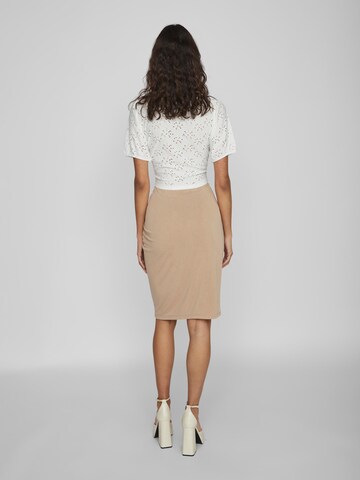 VILA Skirt in Beige