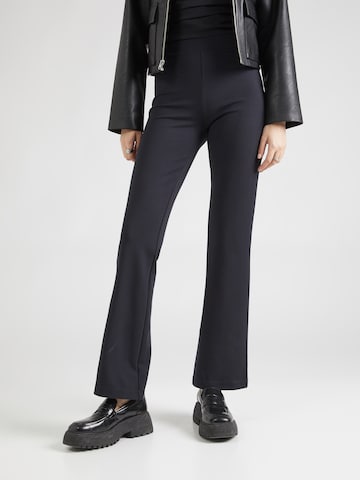 Abercrombie & Fitch Flared Broek 'PONTE' in Zwart: voorkant