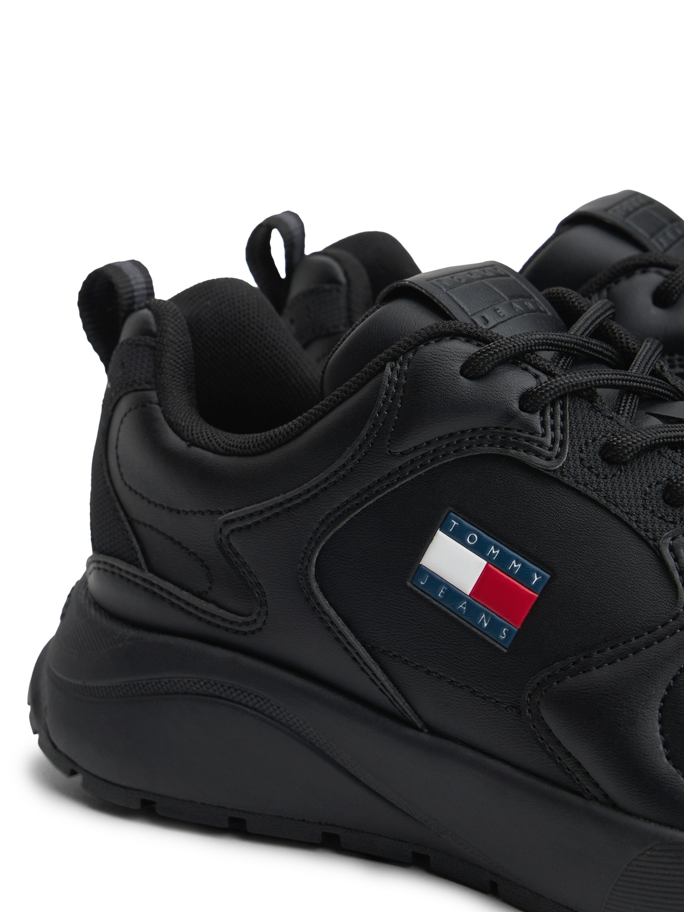 Tommy Jeans Rövid szárú sportcipők - fekete