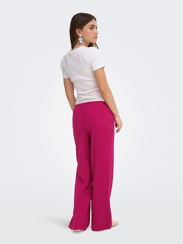 Regular Pantalon 'ONLThyra' ONLY en rose