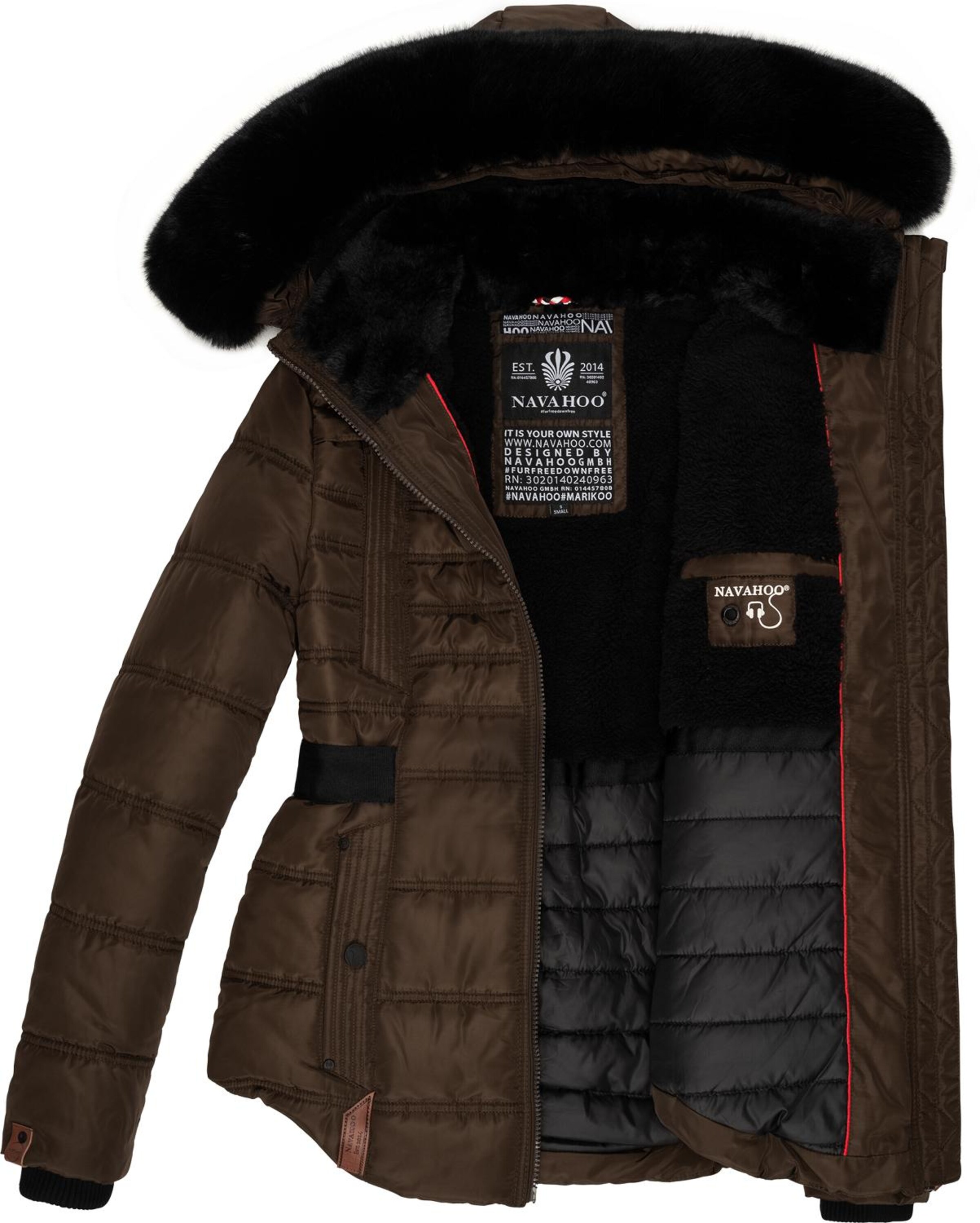 Giacca invernale 'Melikaa' di NAVAHOO in marrone